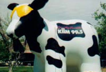 cow shape mascot inflatable